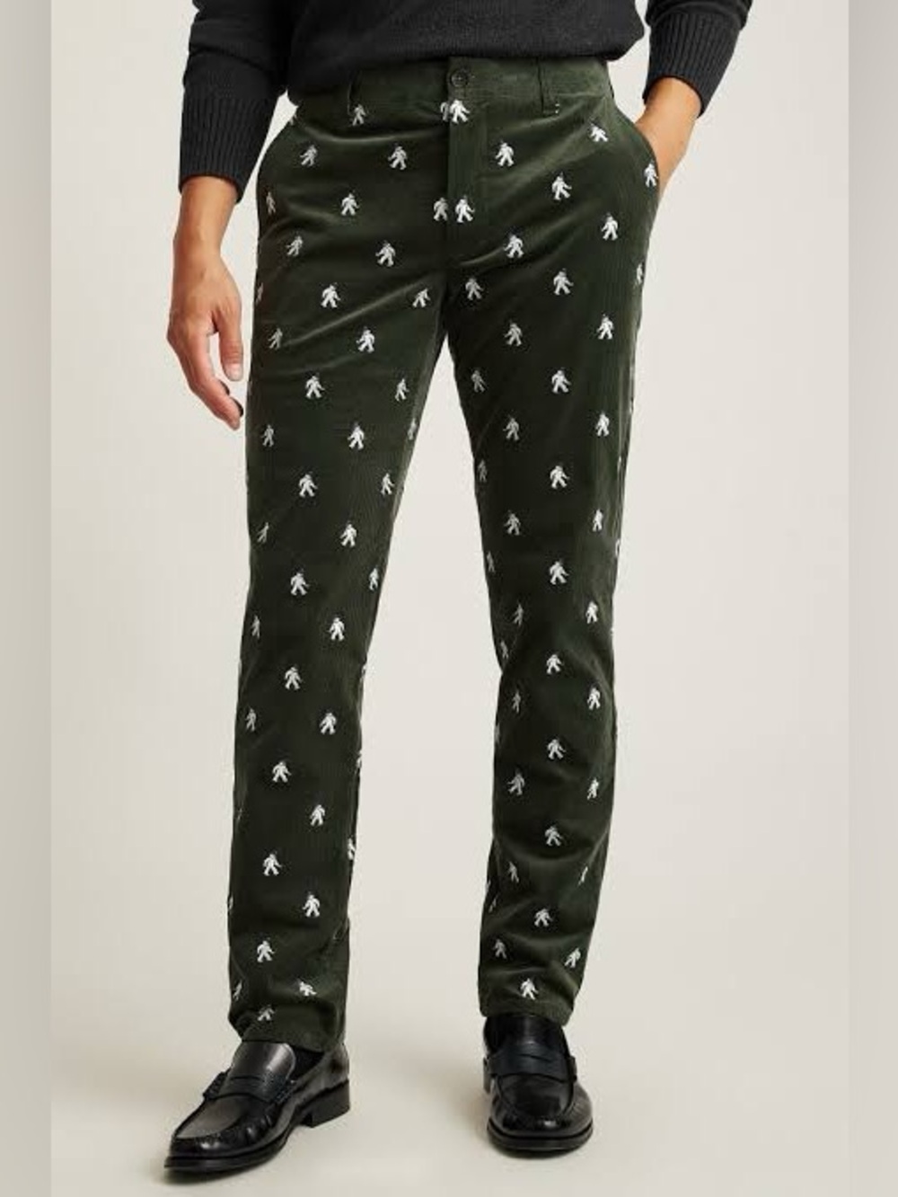 BONOBOS - Yeti Green Corduroy Pants - 40x32